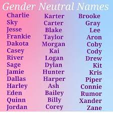 Neutral names can help make it safer for people to explore their gender expressions. Nonbinary Name Generator Non Binary Name Generator