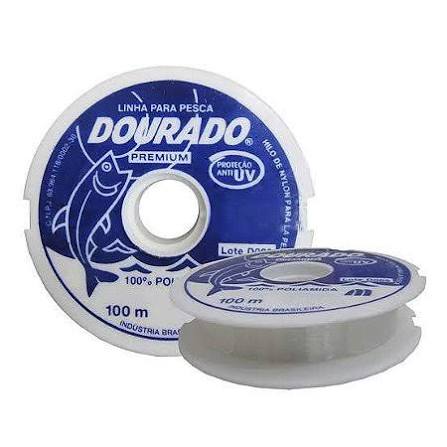 LINHA PESCA DOURADO 020 BCA 100M - 2,3KG