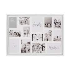 Black square photos vector texture. Frame Collage 50cm X 70cm Audrey White Kmart