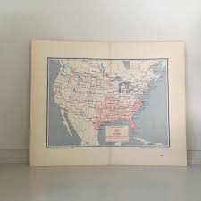 C 1893 Humidity Climate Map Humidity In July Antique