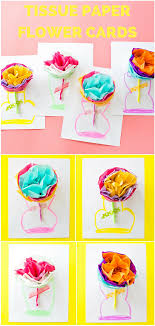 We're all about exploratory art (nothing too quick!), and big/messy/oversized ideas with lots. How To Make Tissue Paper Flower Cards With Video Flower Cards Paper Flowers Crafts For Kids
