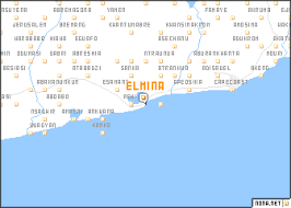 Searchable map/satellite view of ghana. Elmina Ghana Map Nona Net