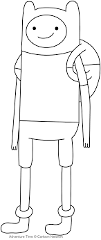 Finn is an ordinary boy who suddenly finds out that his dog jake has magical powers. Adventure Time Coloring Pages Finn Free Coloring Library