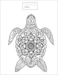 View and print this sea turtle coloring page for free by clicking the print button below. Turtle Color Cover Turtle Adult Coloring Cover Amazon Co Uk Brewbiliah 9781718932241 Books