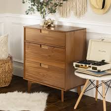 Cecille Groove Handle 3 Drawer Chest Three Drawer Dresser 3 Drawer Chest Furniture