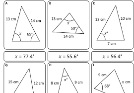 Just like the law of sines, the law of cosines works for any triangle, not just right triangles. Sine Cosine Rules Go Teach Maths 1000s Of Free Resources