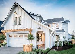 The adkins garage beautifully extends your home's modern farmhouse curb appeal. Farmhouse Garage Door Ideas And Inspiration Hunker