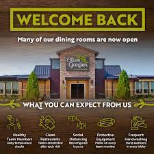 If you want to have a meal at the restaurant, you can go until late hours as most of the locations remain open till midnight. Olive Garden On Twitter Welcome Back Many Of Our Restaurants Are Now Open For Dine In Limited Capacity And Will Continue To Offer Carside Pickup To Check Your Restaurant Status And Learn More