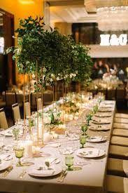 Garden Style Head Table Installation Lush Garden Garden Styles Table Decorations