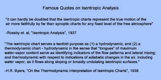 Isentropic Analysis