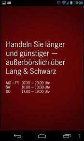 Die aktie von lang & schwarz (l s) etwa hat sich in 15 monaten verzehnfacht. Lang Schwarz Tradecenter For Android Apk Download