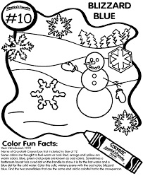 No 10 Blizzard Blue Coloring Page Crayola Com