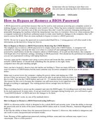 This is the first software solution to overcome current operating system limitations that prevent a hard disk drive from utilizing more than 2048gb (also . How To Bypass Or Remove A Bios Password Manualzz