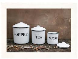 Put some country accessories in the heart of the home and make it even more welcoming. Country Kitchen Canister Set With Black Letter Decor Nova68 Com