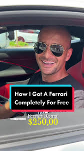 How I Got A Ferrari Completely For Free (Watch Until The End) 👀  #ferrariroma #roma #ferrari #supercars #automotive #car