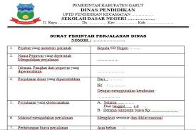 Contoh Surat Tugas Perjalanan Dinas Kepala Sekolah