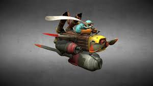 Gyrocopter By Prakrobin Character Design 3d Character Defense Of The Ancients