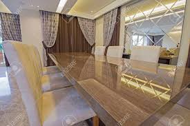 These designs might just convince you to make some updates to your space. Living Room Area In Luxury Apartment Show Home Showing Interior Design Decor Furnishing With Open Plan Dining Table Area Stock Photo Picture And Royalty Free Image Image 132083356