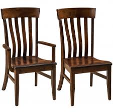 Vincent Quick Ship Lumbar Support Dining Chairs