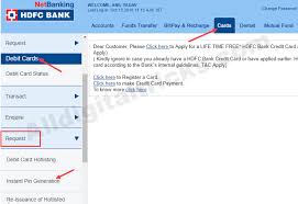 Pay your sbi card dues online, using national electronic funds transfer (neft), a quick, simple and secure way to pay use your other bank debit cards to pay your sbi credit card bills, online. Hdfc Bank Debit Card Atm Pin Generation Online Alldigitaltricks