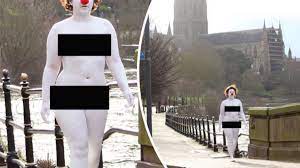 Mystery as naked female clown spotted wandering around UK city - Daily Star