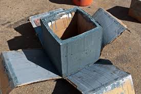 Drill (for drainage holes) potting. Diy Concrete Planter Box Diy Concrete Planters Concrete Planters Large Concrete Planters