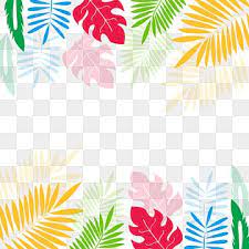 Watercolor Tropical Leaves Flowers Clipart Tropical Clipart Tropical Leaf Png And Vector With Transparent Background For Free Download Tropical Leaves Watercolor Flower Background Leaf Flowers