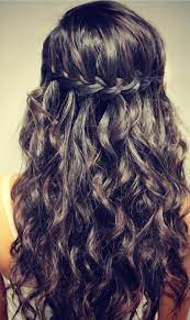 10 Funny Hair Ideas For The Season Pretty Designs Hair Styles Waterfall Hairstyle Curly Hair Braids