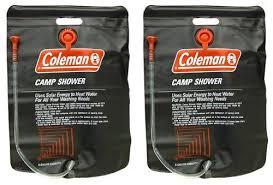 Favorite Camping Gear Coleman Shower Bag 2 Solar Heated 5 Gallon Pvc Camp Showerscoleman Shower Bag 2 Solar Hea Camping Shower Comfortable Camping Camping