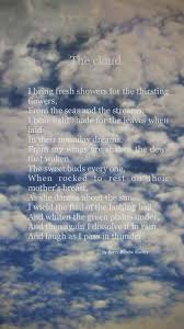 The Cloud Poem By Percy Bysshe Shelley In 2020 Poems Beautiful Poems Clouds