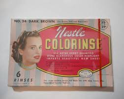 When you are buying a hair gel there are certain things that you need to keep in mind, for. Vintage 1940s Nestle Colorinse Sealed Box 6 Packets Nos Unused Hair Color Dark Brown Dark Brown Hair Color Hair Color Hair Color Dark