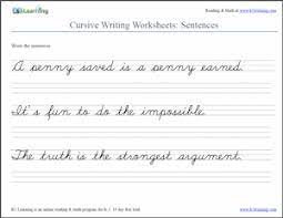 Cursive tracing bus, car, plain, train. Writing Cursive Sentences Worksheets Free And Printable K5 Learning Cursive Writing Worksheets Cursive Handwriting Worksheets Cursive Handwriting Practice