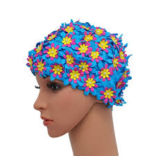 Per una presa migliore, ha una guarnizione interna in lattice integrata per. Nuoto In Pizzo Comoda Vestibilita A Forma Di Fiore Per Capelli Lunghi E Capelli Corti Con Elastico N A Cuffia Da Nuoto Da Donna Impermeabile Cuffia Da Doccia Sport E Tempo Libero Laaldeasanicolas Es
