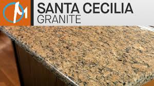 Paint to match santa cecilia granite. Santa Cecilia Granite Kitchen Countertops Iv Marble Com Youtube