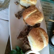 Prime Rib Sliders At Portland Chart House Ordered From The