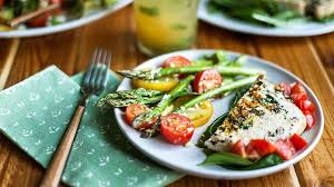 Spread the margarine mixture over the fish. 7 Healthy Meal Tips For Type 2 Diabetes Everyday Health