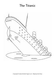 Free printable titanic coloring pages for kids. Drawn Titanic Titanic Sinking 13 460 X 650 Dumielauxepices Net Titanic Colouring Pages Titanic Drawing