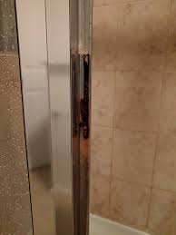 Help With Shower Door Magnetic Strip Which Has Rusted Off Handmade Crafts Howto Diy Shower Doors Magnetic Strip Shower