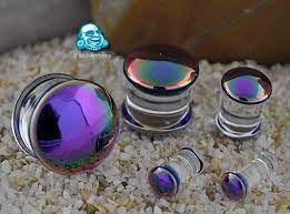 Double Flare Purple On Cobalt Luciferins Tapers And Plugs Tunnels And Plugs Gauges Piercing