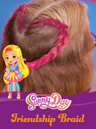 The reality is, some days are cold, some are rainy, and some are windy…extremely windy. Learn How To Recreate This Hairstyle On Your Kid Sunny Day The New Series On Nickelodeon Teaches Kids T Video Kids Hairstyles Girls Valentine Hair Kids Hairstyles