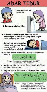 Adab Tidur Doa Tidur Kutipan Pelajaran Hidup
