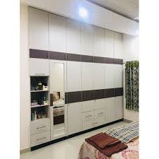 Very unique and hard to find piece. White Dressing Attached Wooden Wardrobe For Home Rs 1150 Square Feet Id 22655562362
