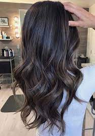 Subtle Ash Highlights On Dark Brunette Base Hair Styles Brunette Balayage Hair Ashy Brown Hair