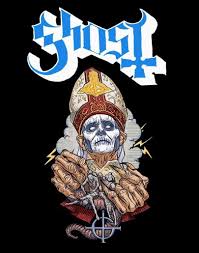 Ghost preaches to a sold out clergy at the tabernacle. Papa Nihil Credit Will Coyner Ghost Papa Band Ghost Ghost Bc