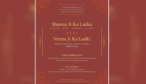 Your wedding day will come and go, but may your love forever grow. Honest Indian Wedding Card Makes Netizens Laugh Out Loud