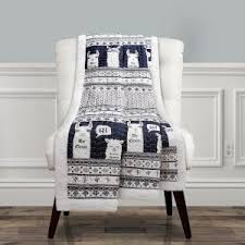 Eddie bauer flannel reverse to sherpa throw plaid 50x60. Eddie Bauer Ultra Plush Emperor Penguin Navy Sherpa Reverse Throw Blanket 223875 The Home Depot