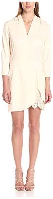 Aijek Womens Moonshine 3 4 Sleeve Mini Dress At Amazon