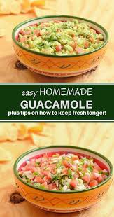 Easy Guacamole Dip Recipe Easy Guacamole Recipes Easy Guacamole Dip