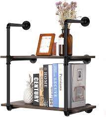 Stainless steel kitchen wall shelves ukrainian keyboard translator. Buy Floating Shelves Wall Mounted 24in Industrial Rustic Metal Floating Wood Shelves Bathroom Shelves Unit Bookshelf Hanging Wall Shelves Farmhouse Kitchen Bar Shelving 2 Tier Online In Turkey B08thnckrp