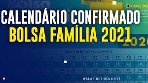 Abaixo, é possível ver o calendário bolsa família 2021 com todas as datas de pagamento. Calendario Bolsa Familia 2021 Divulgacao Confirmada Youtube